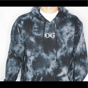 Black Tie Dye Hoodie
